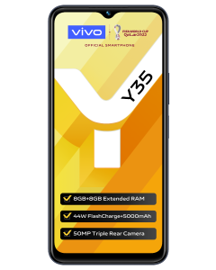 VIVO SMARTPHONE Y35  6.58" Y35-4G-8+128GB-BLACK