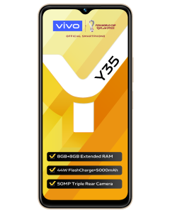 VIVO SMARTPHONE Y35  6.58" Y35-4G-8+128GB-GOLD