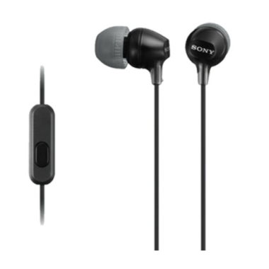 MDR-EX15AP Earphone 9mm Drivers, Mic, 8Hz-22kHz