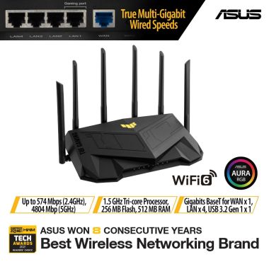 ASUS TUF AX5400 WIFI 6 ROUTER TUF-AX5400 | Gain City Singapore