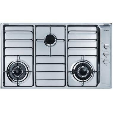 ELBA GAS HOB 3 BURNER 90CM SS
