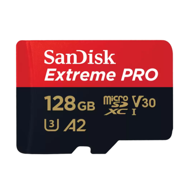 Extreme Pro 128GB MicroSD - 200MB/s, 4K UHD