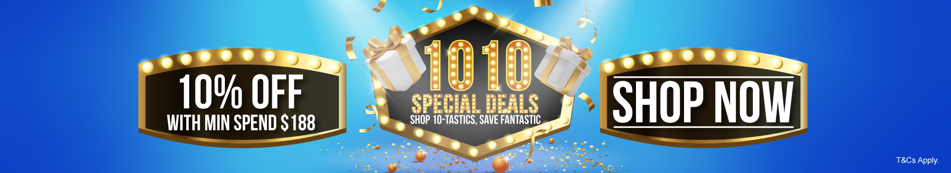 10.10 SPECIAL DEALS