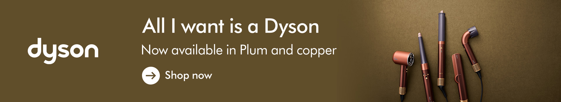 Dyson Q4 Gifting Edition Plum Copper
