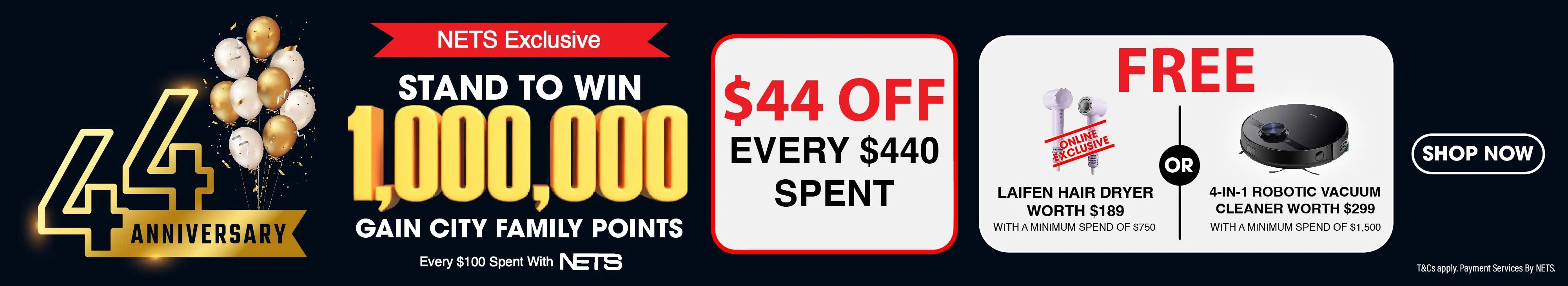 44TH ANNIVERSARY SALE