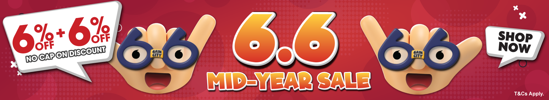 6.6 MID YEAR SALE