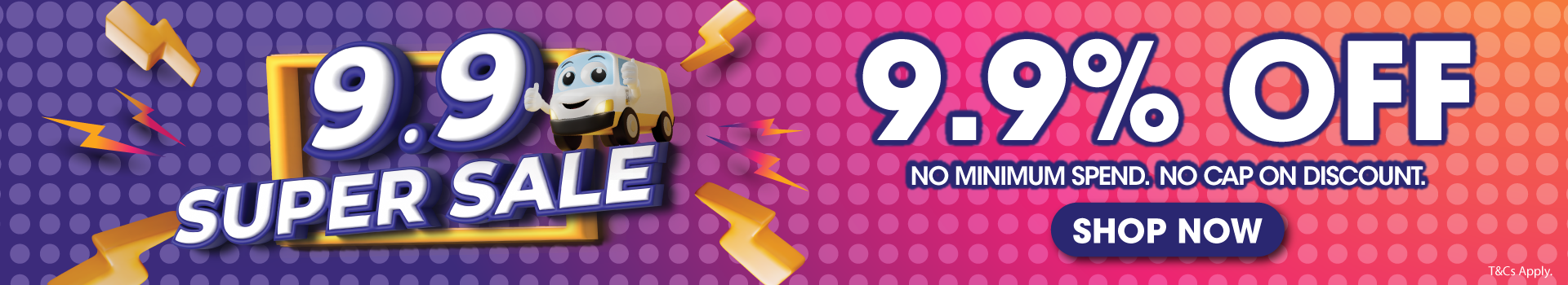 9.9 SUPER SALE PROMO