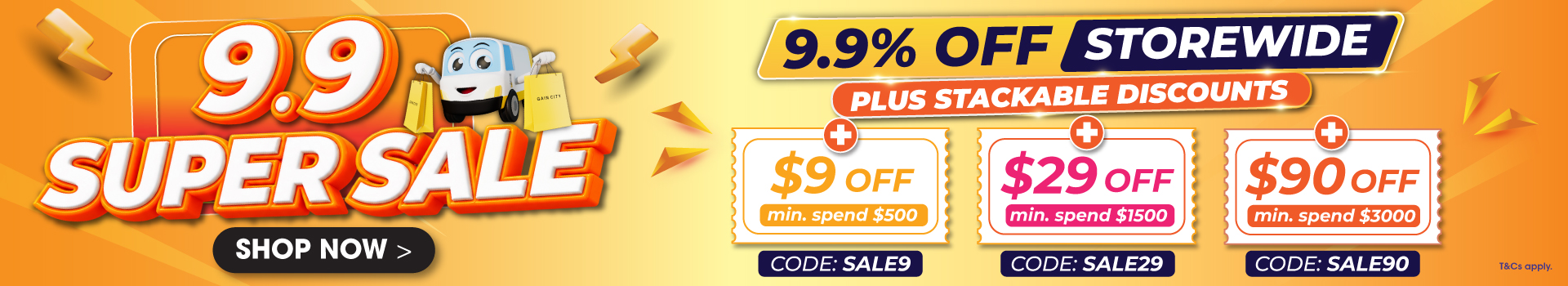 9.9 Super Sale