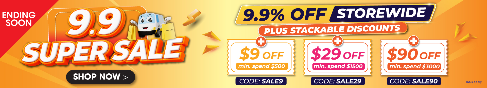 9.9 Super Sale