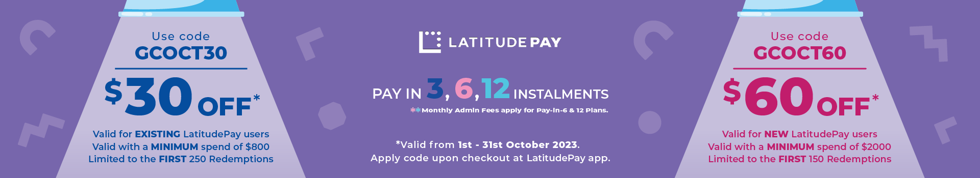 LatitudePay Oct Promo
