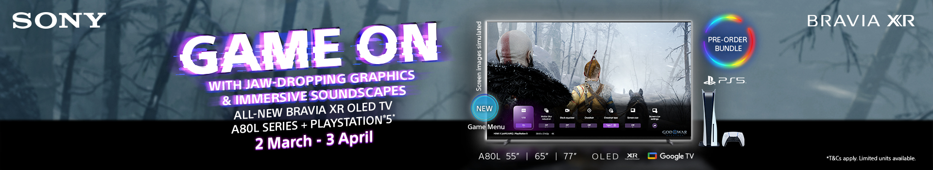 SONY TV A80L Pre-order