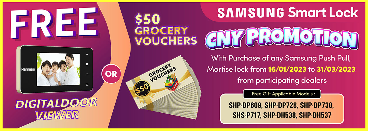 Samsung Smart Lock CNY Promotion