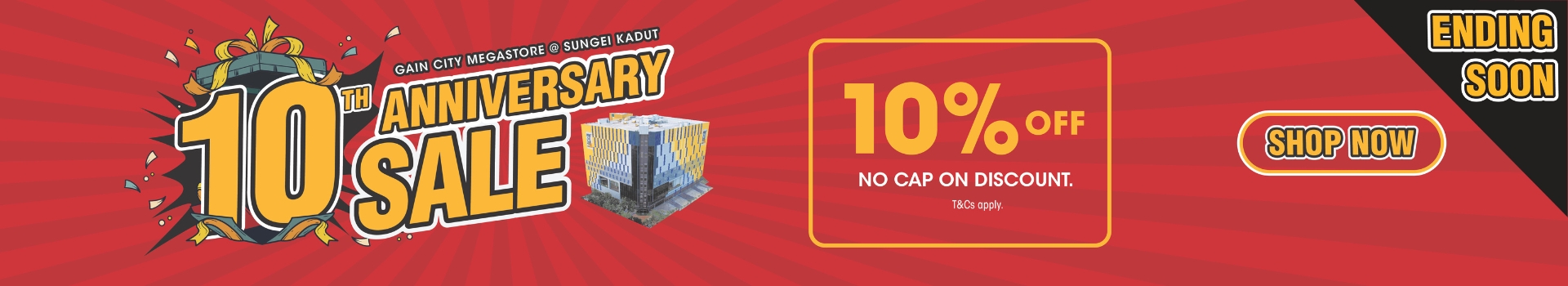 SKM 10TH ANNIVERSARY SALE