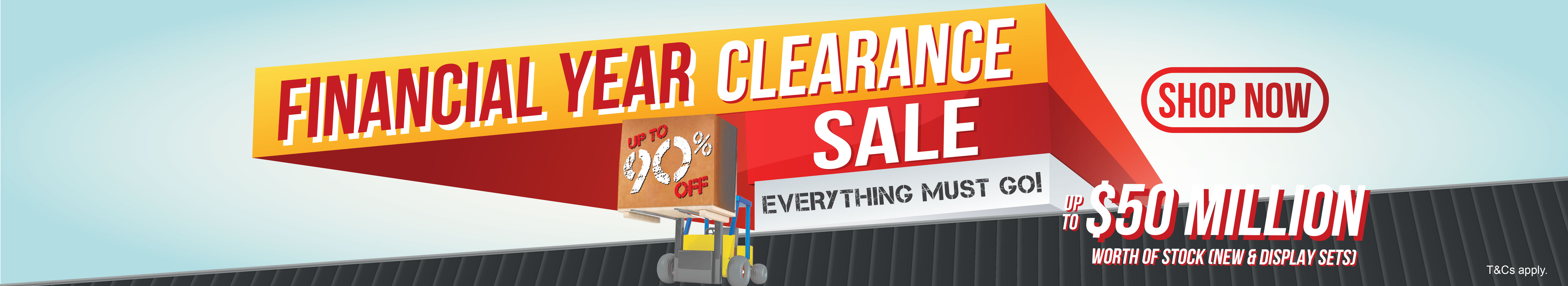 Financial Year Clearance Sale
