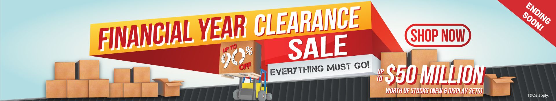 Financial Year Clearance Sale
