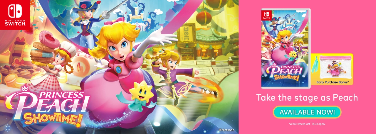 Nintendo New Product: Princess Peach: Showtime! & Joy Con New Colors