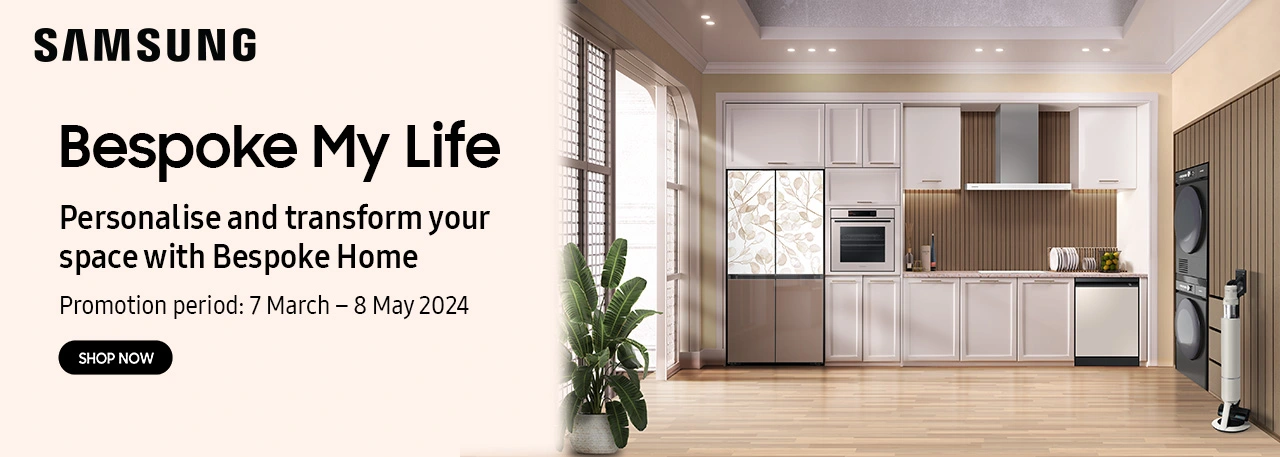Personalise and Transform Your Space With Samsung Bespoke Home Appliances Promotion