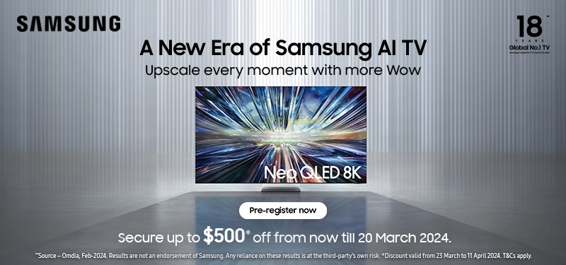Samsung New AI TV Launch | Register Your Interest to Secure Up To $500 Off