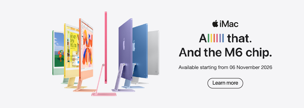 iMac M6 Learn More
