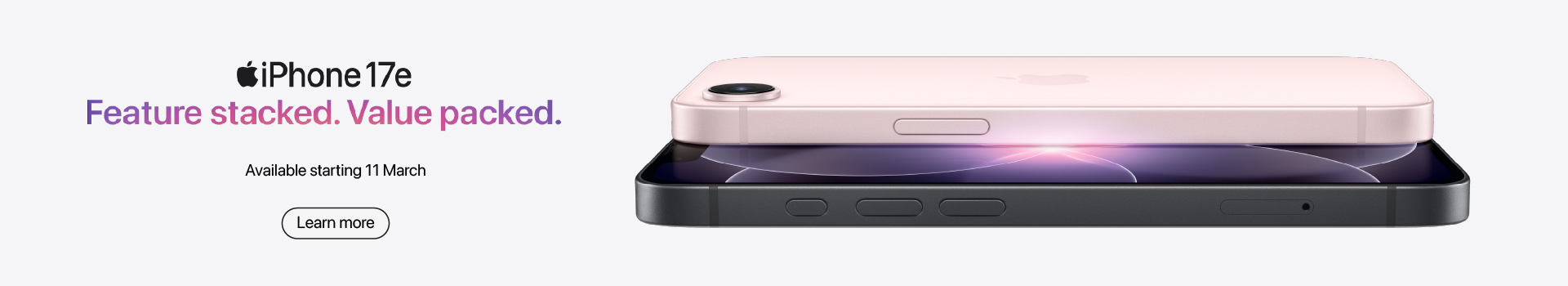 iPhone 17e Learn More