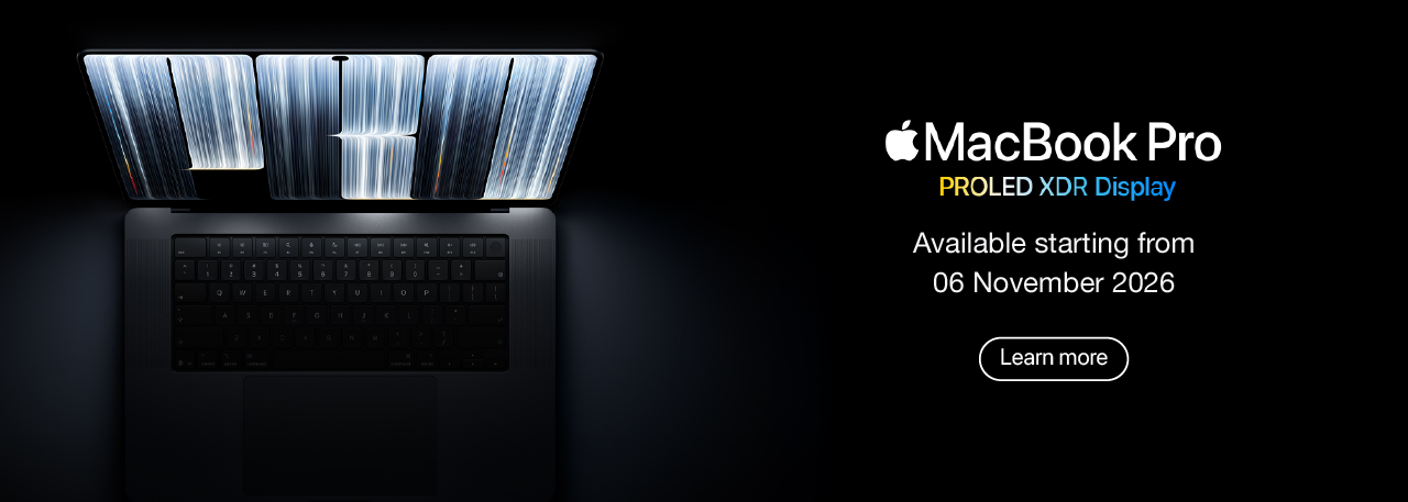 MacBook Pro M5 PROLED XDR Display Learn More