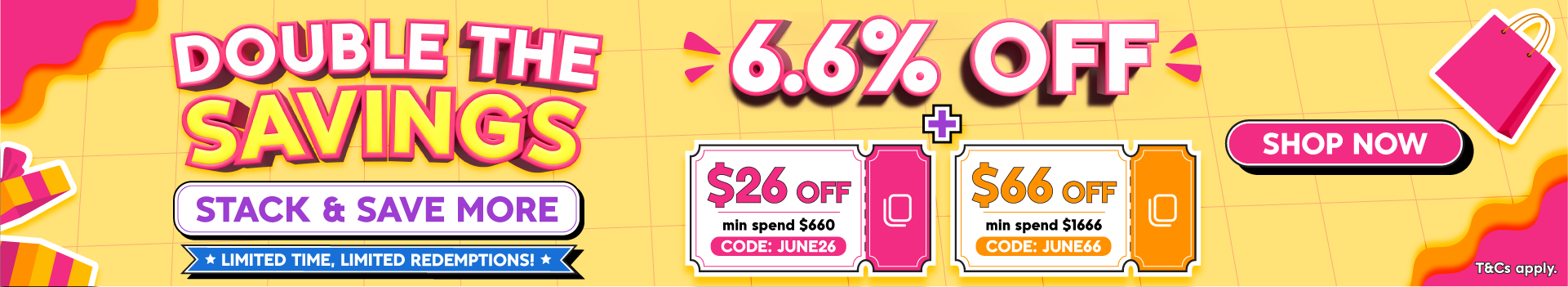 6.6 Sale