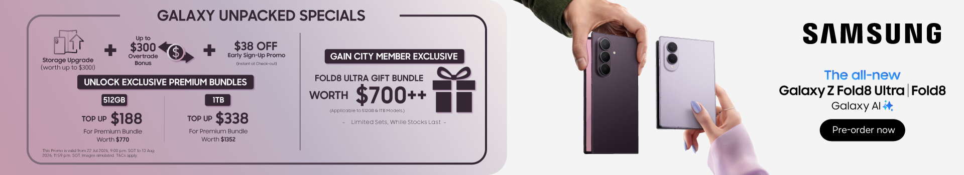 SAMSUNG Q8B8H8 PRE ORDER
