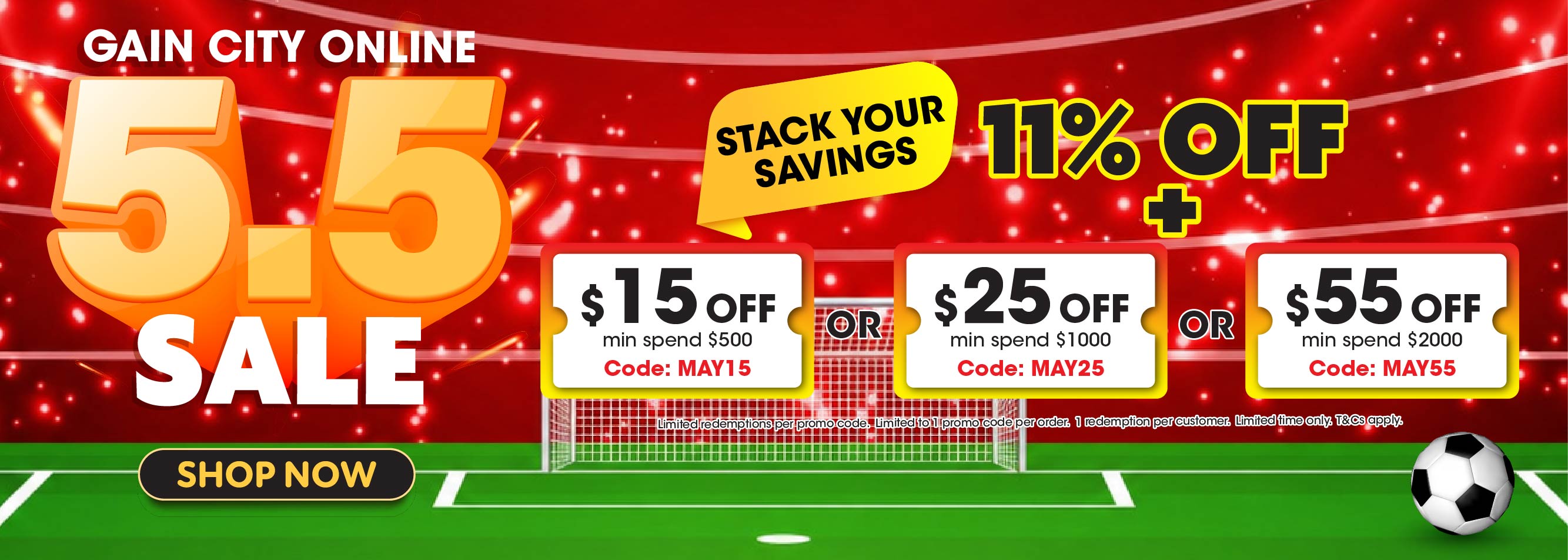 5.5 Sale