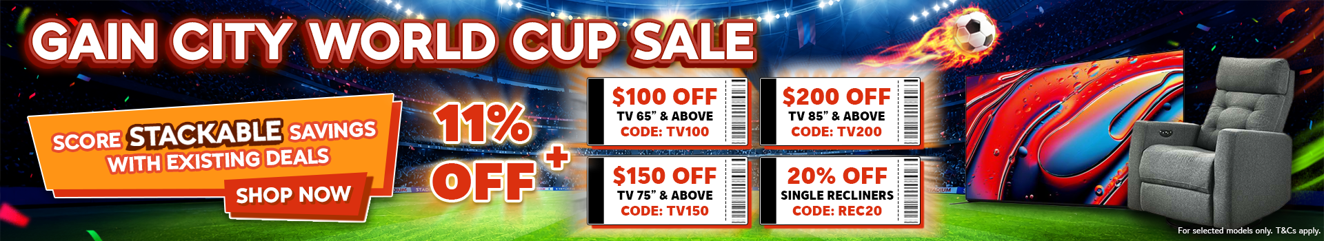 World Cup Sale 